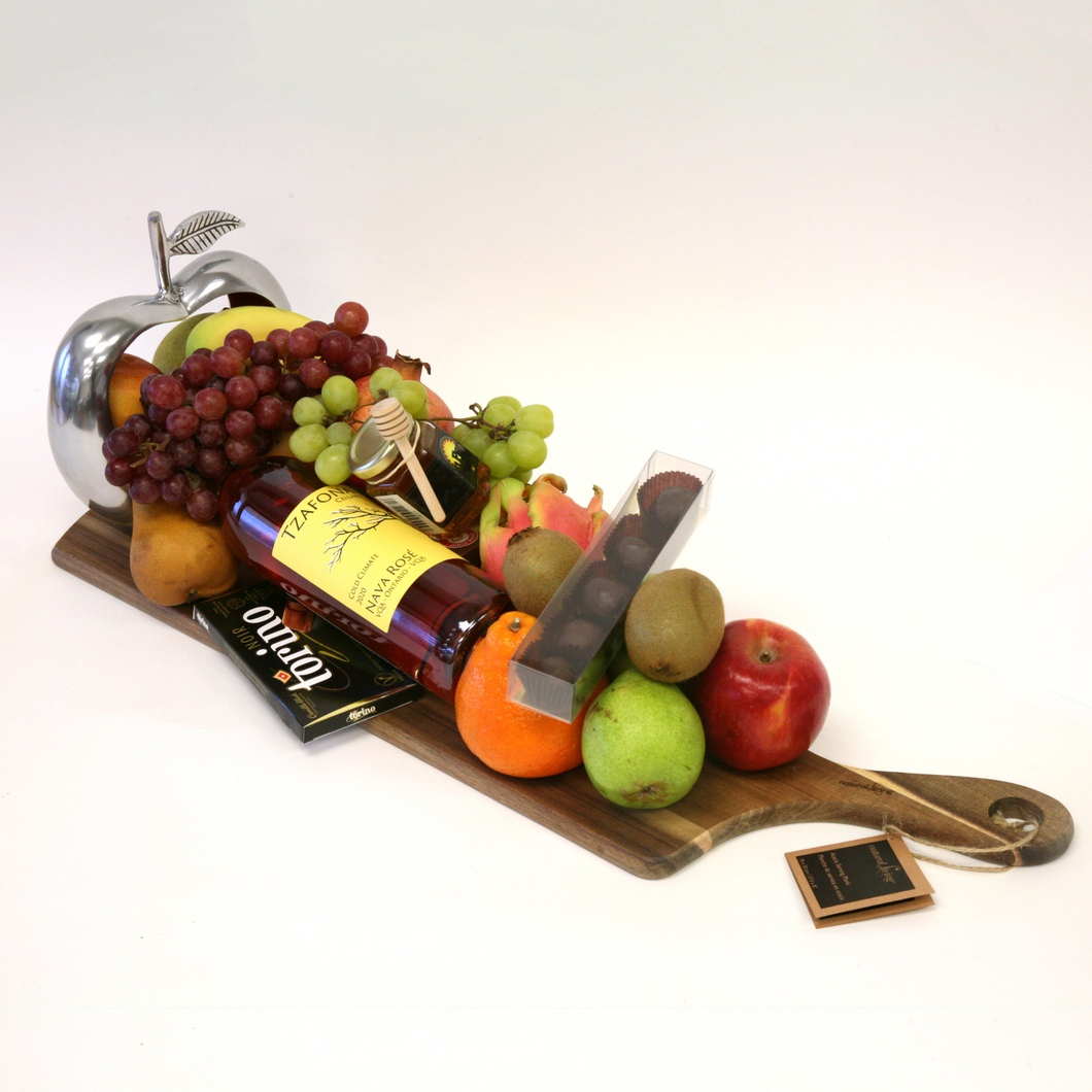 Extra Large Charcuterie Board with Silver Apple
